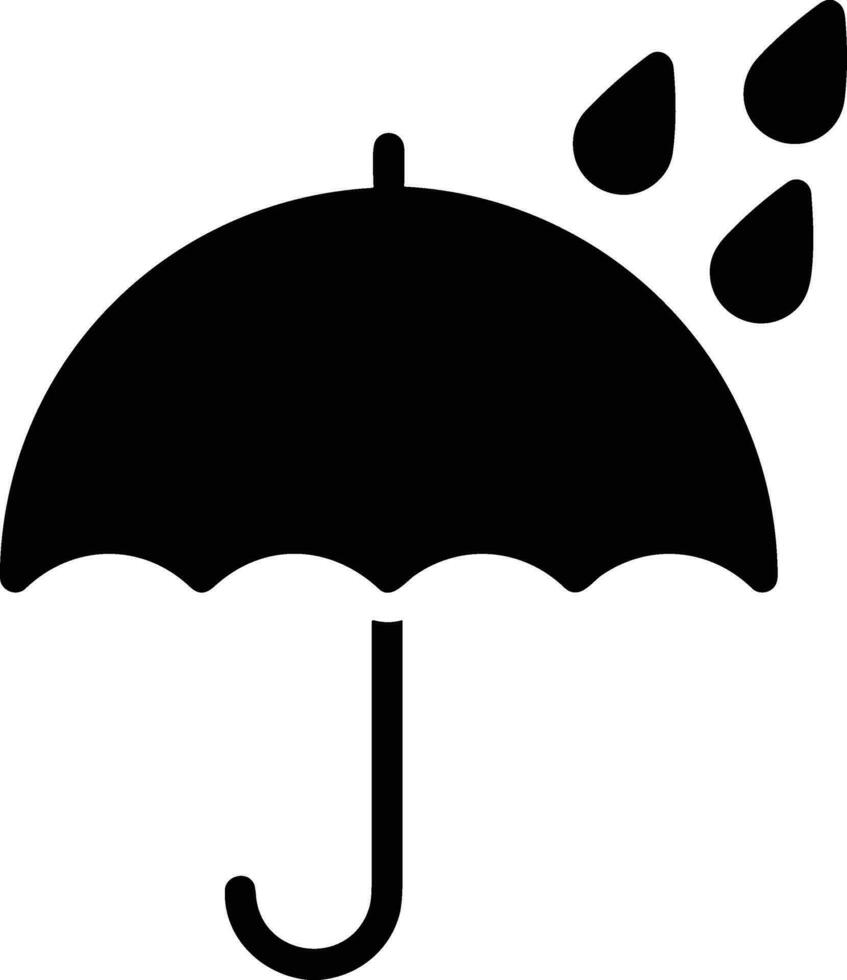 parapluie protection icône symbole vecteur image. illustration de le sécurité protéger parapluie Sécurité conception image