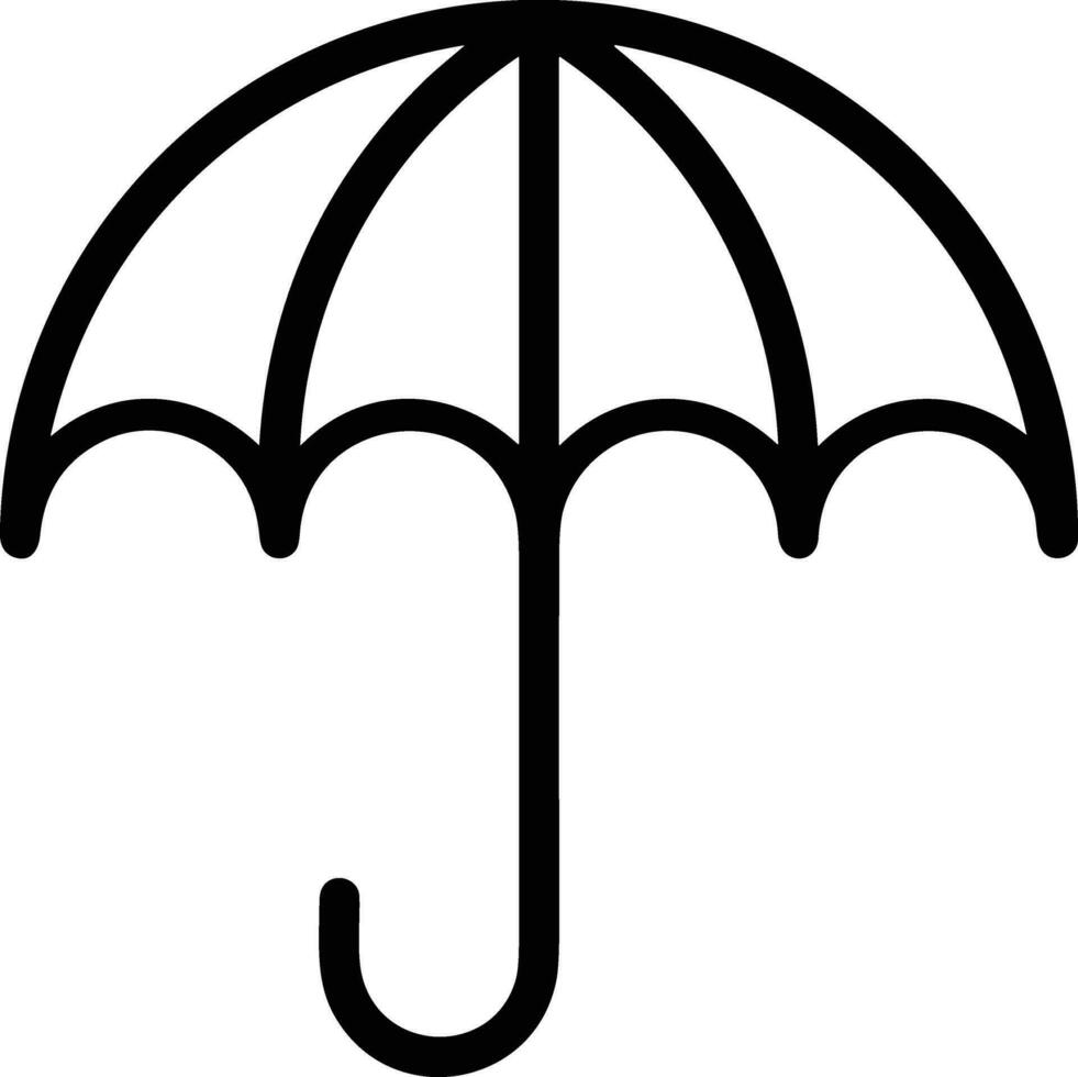 parapluie protection icône symbole vecteur image. illustration de le sécurité protéger parapluie Sécurité conception image