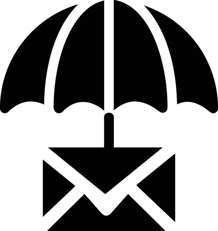 parapluie protection icône symbole vecteur image. illustration de le sécurité protéger parapluie Sécurité conception image