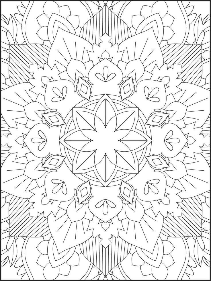 mandala. des gamins coloration pages. mandala coloration pages. adultes coloration pages. coloration page vecteur