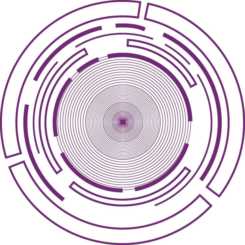cercle Zoom boucle illimité vecteur