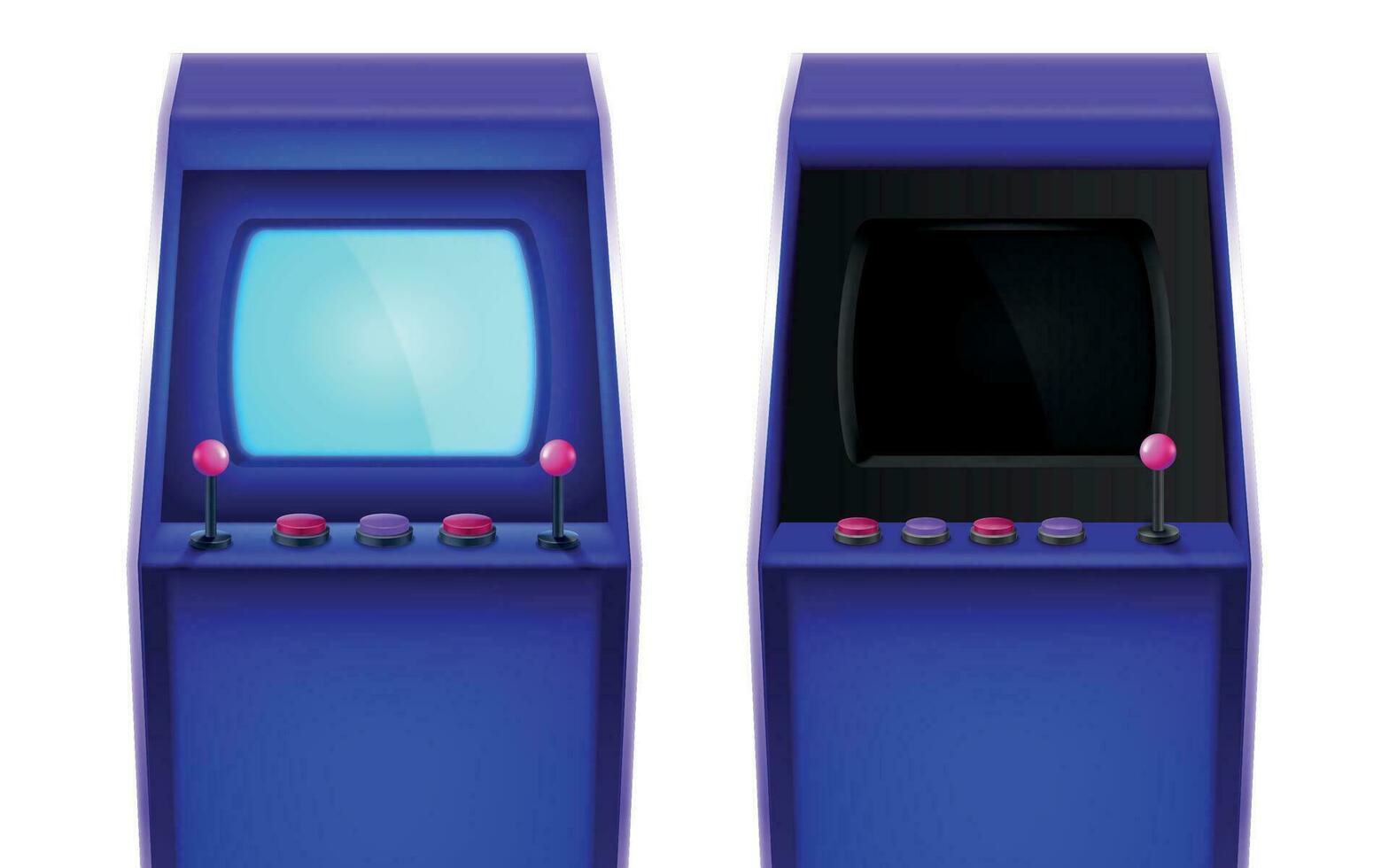 rétro arcade Jeu composition vecteur