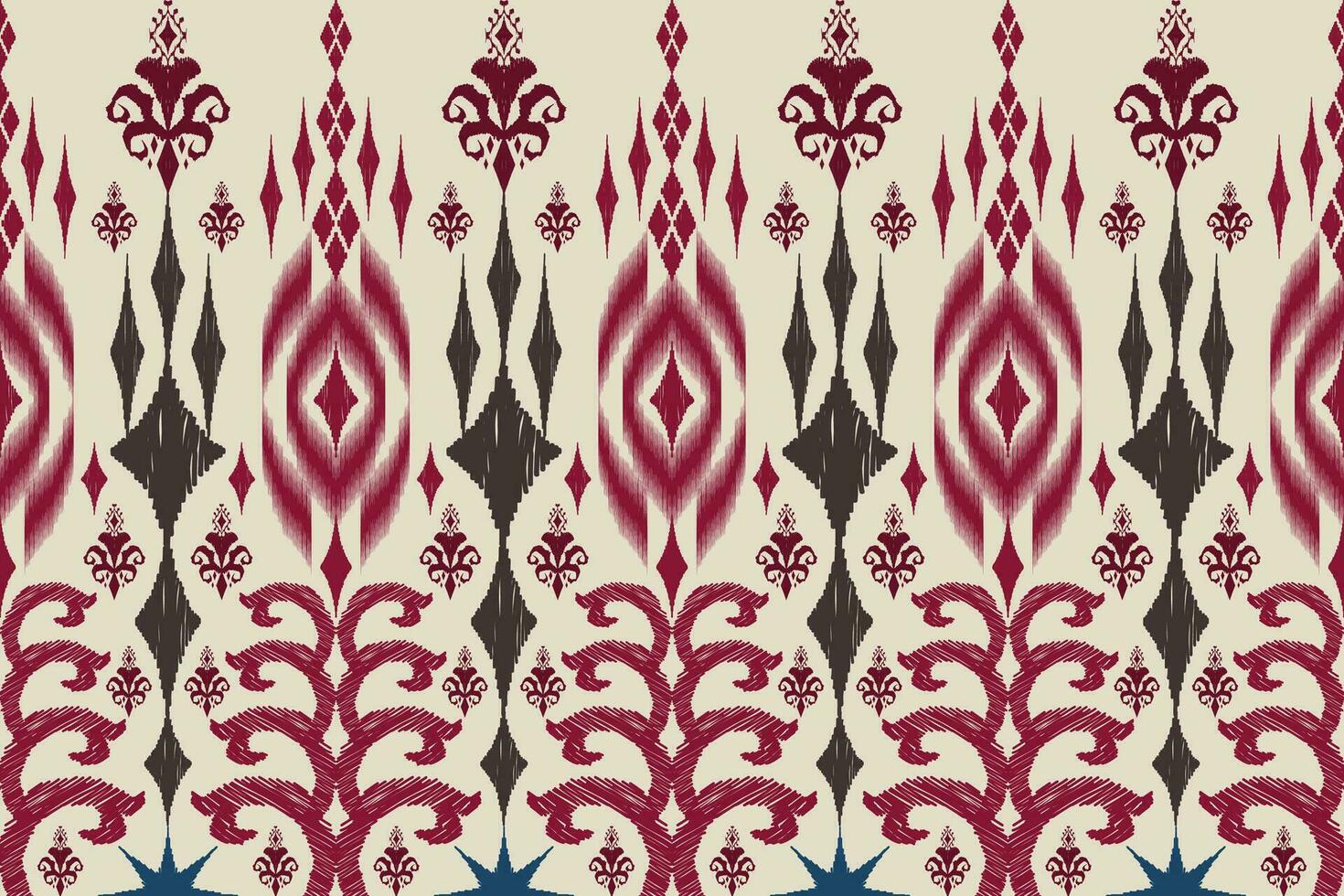 motif d'art traditionnel oriental ethnique géométrique.figure style de broderie tribale.design pour le fond, le papier peint, les vêtements, l'emballage, le tissu, l'élément, l'illustration vectorielle. vecteur