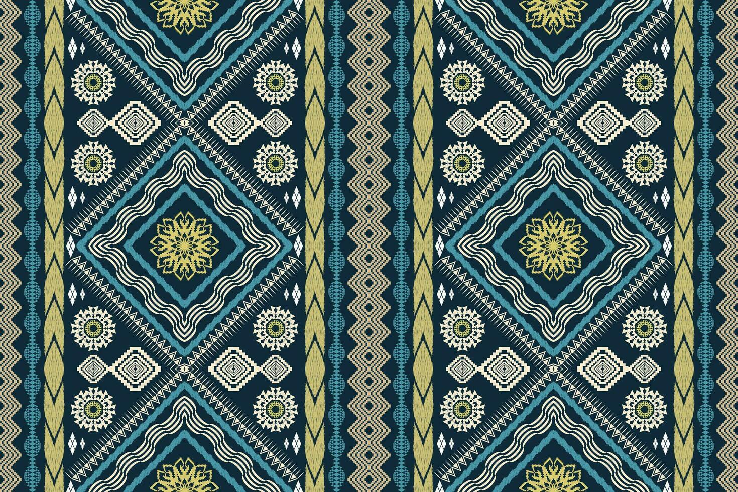 motif d'art traditionnel oriental ethnique géométrique.figure style de broderie tribale.design pour le fond, le papier peint, les vêtements, l'emballage, le tissu, l'élément, l'illustration vectorielle. vecteur