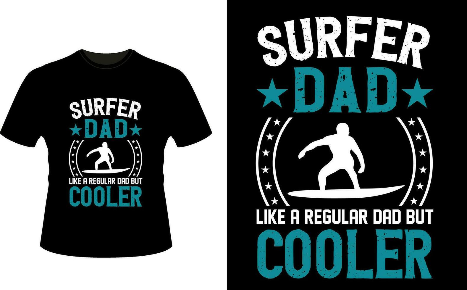 surfeur papa comme une ordinaire papa mais glacière ou papa papa T-shirt conception ou père journée t chemise conception vecteur