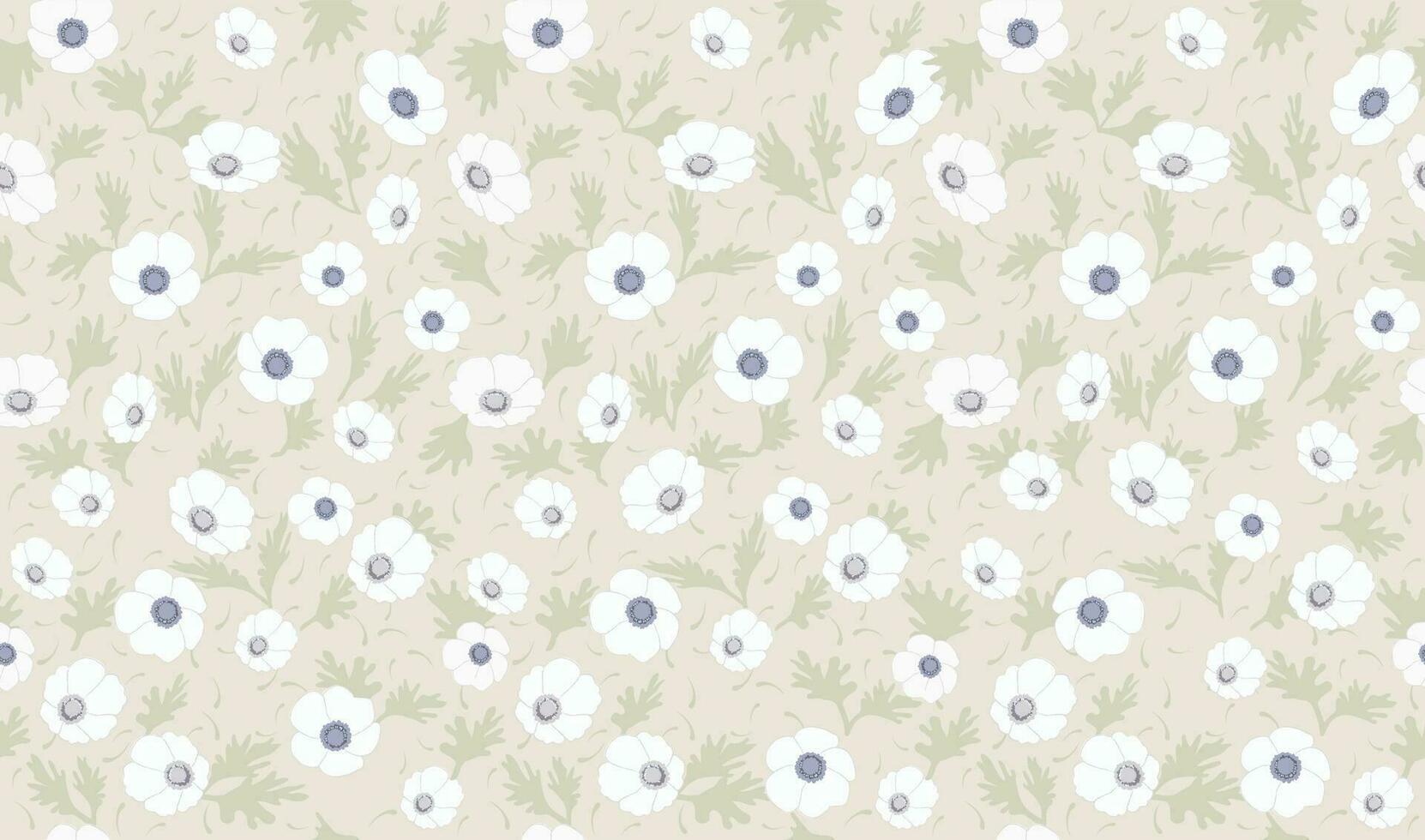 vecteur sans couture floral modèle illustration. horizontalement et verticalement répétable.