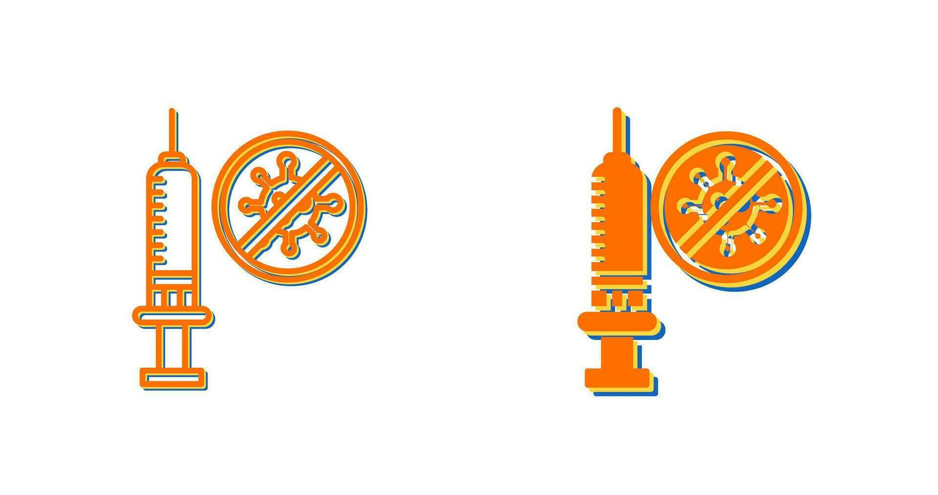 icône de vecteur de vaccin