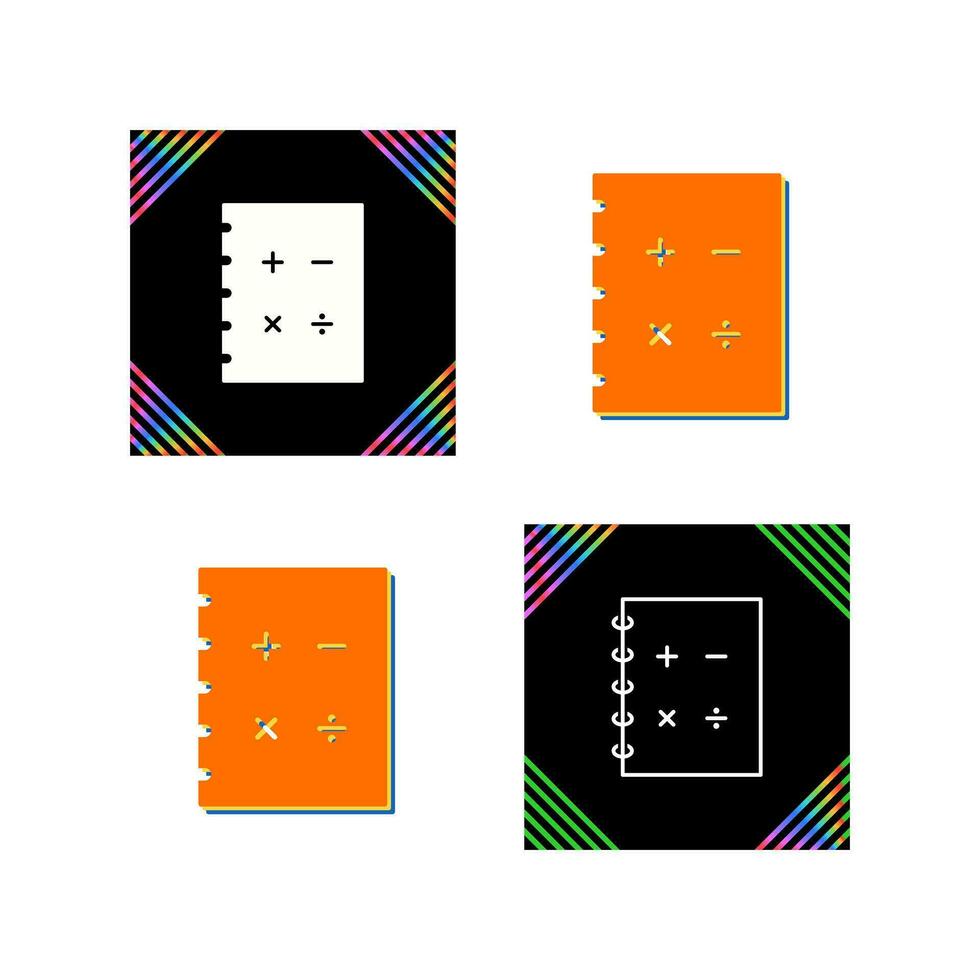 icône de vecteur de mathématiques