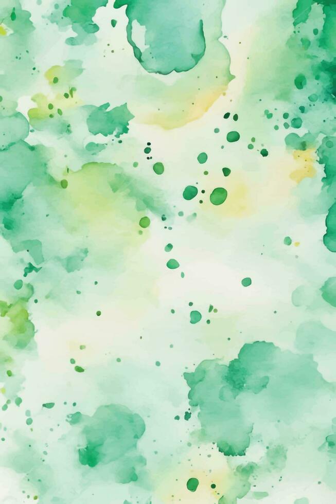 fond aquarelle vert vecteur