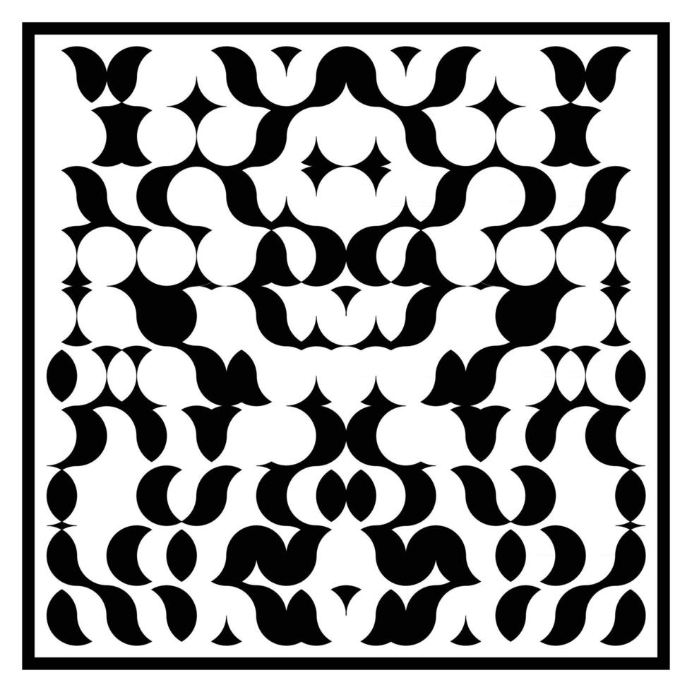 motif abstrait symétrique vecteur