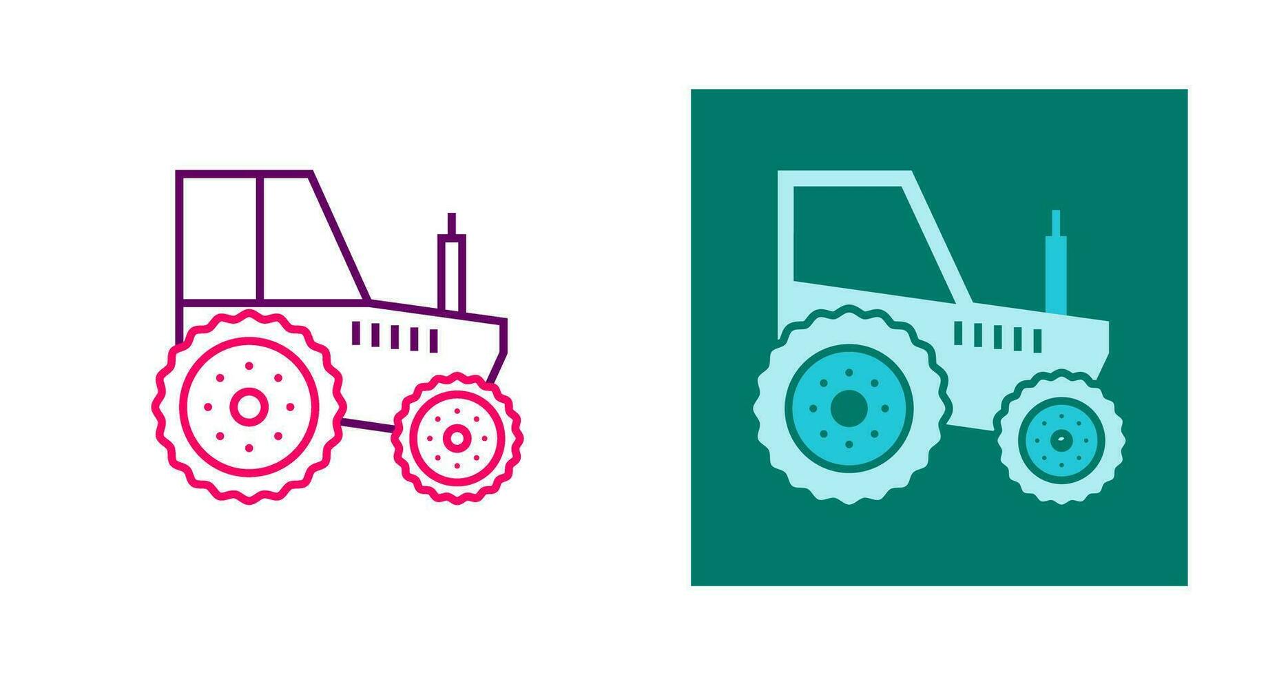 icône de vecteur de tracteur