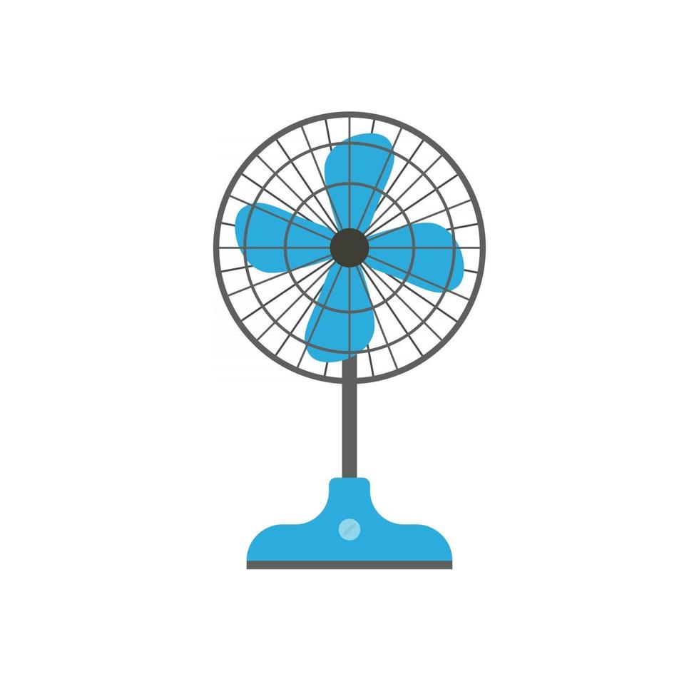 illustration de l'icône de dessin animé de ventilateur électrique vecteur