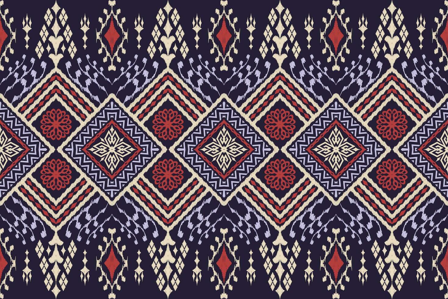 géométrique ethnique aztèque broderie style.figure ikat Oriental traditionnel art conception des motifs pour ethnique arrière-plan, papier peint, mode, vêtements, emballage, tissu, élément, sarong, graphique, vecteur illustration.