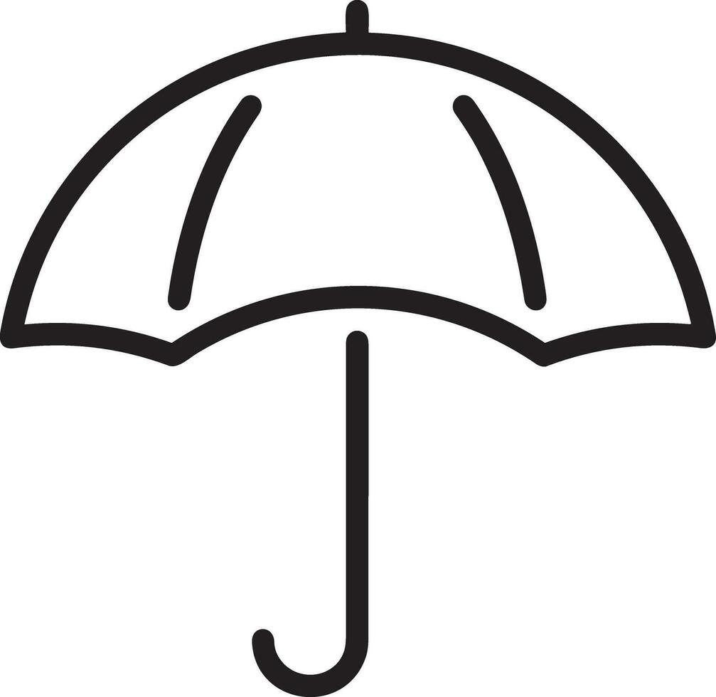 parapluie protection icône symbole vecteur image. illustration de le sécurité protéger parapluie Sécurité conception image