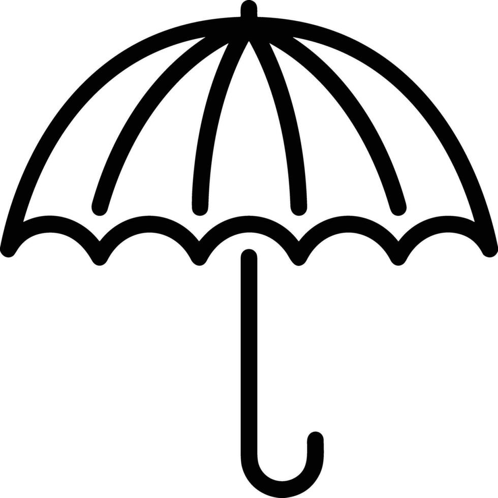 parapluie protection icône symbole vecteur image. illustration de le sécurité protéger parapluie Sécurité conception image