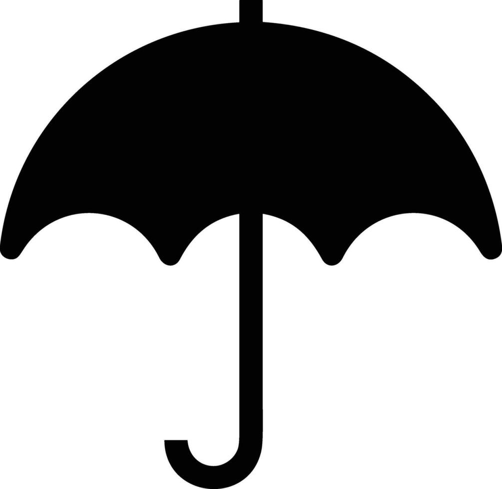 parapluie protection icône symbole vecteur image. illustration de le sécurité protéger parapluie Sécurité conception image