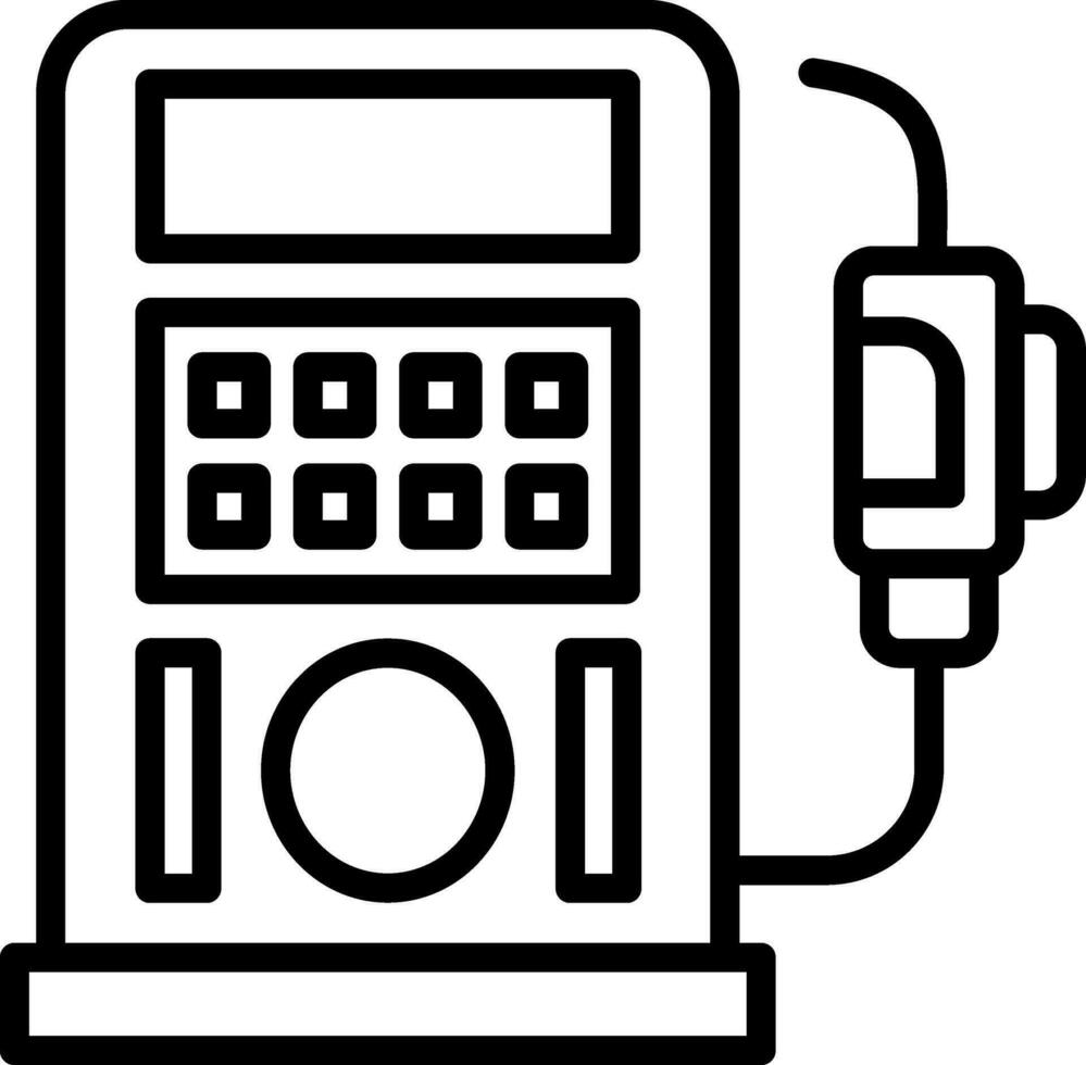 carburant pompe vecteur icône conception