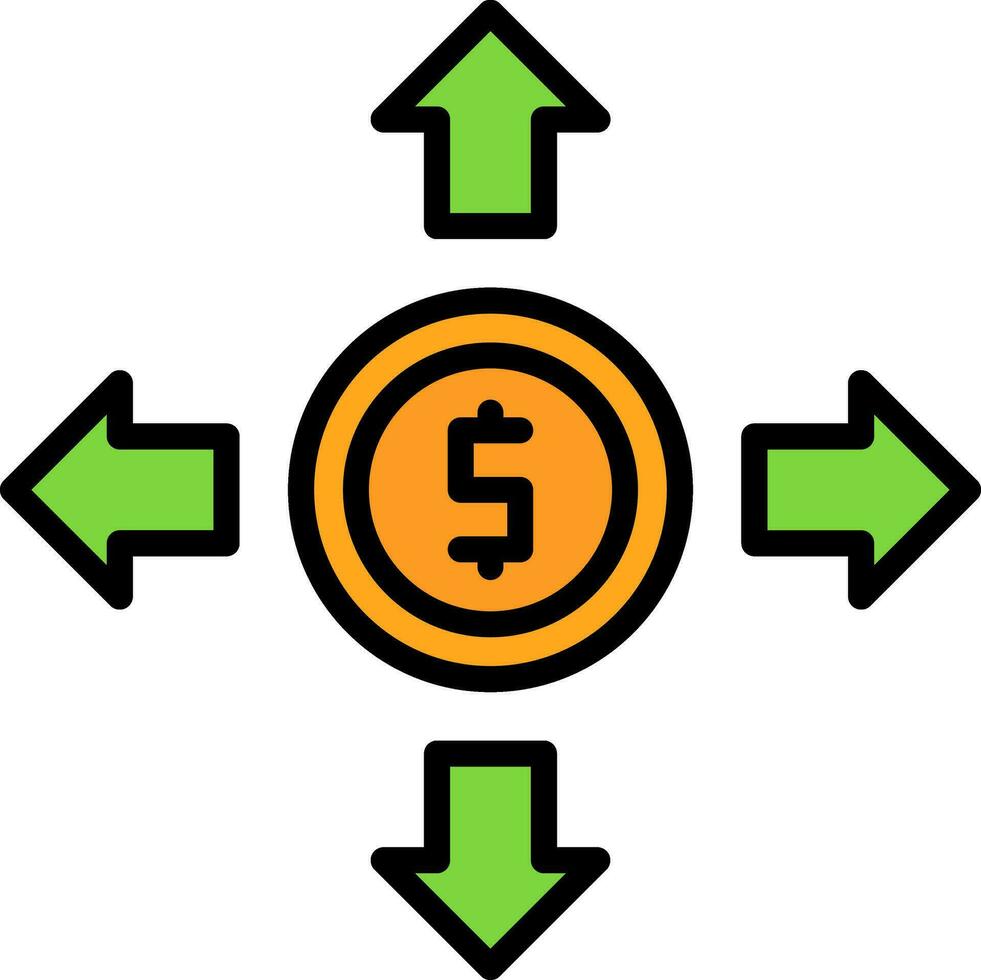 financement vecteur icône conception