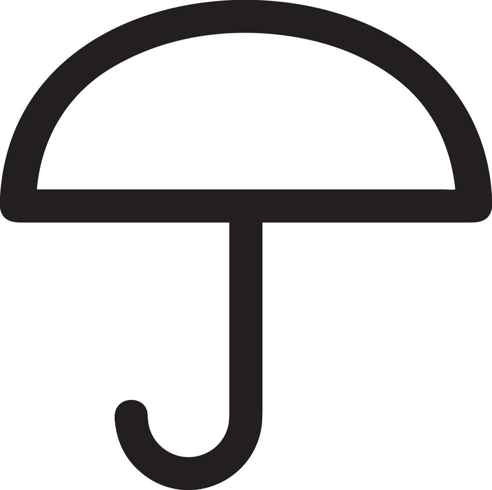 parapluie protection icône symbole vecteur image. illustration de le sécurité protéger parapluie Sécurité conception image