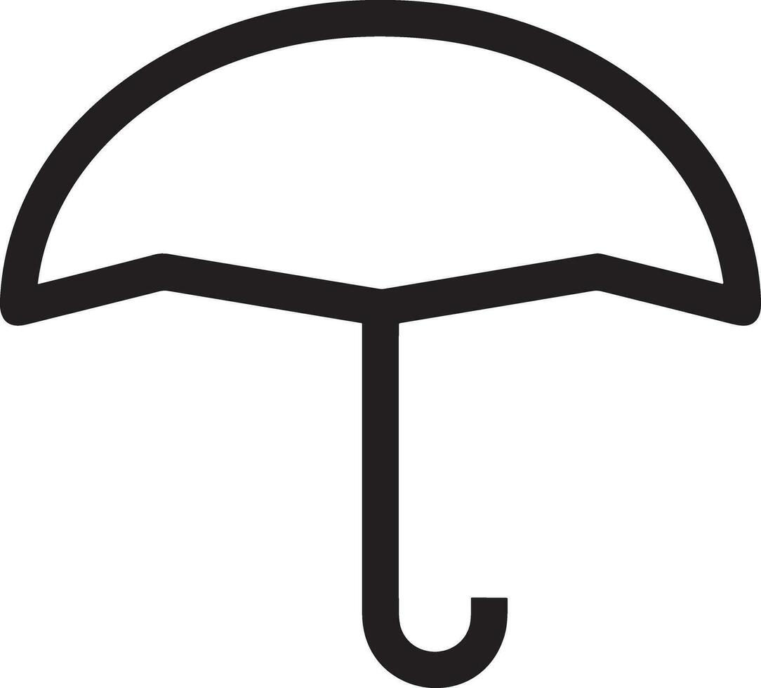 parapluie protection icône symbole vecteur image. illustration de le sécurité protéger parapluie Sécurité conception image