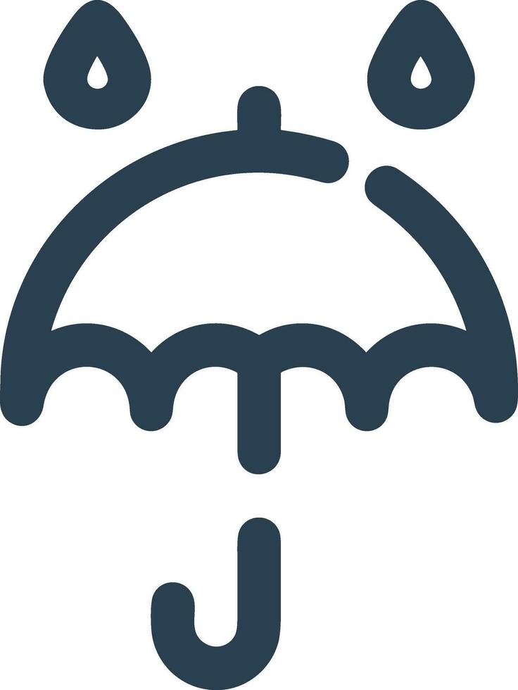 parapluie protection icône symbole vecteur image. illustration de le sécurité protéger parapluie Sécurité conception image