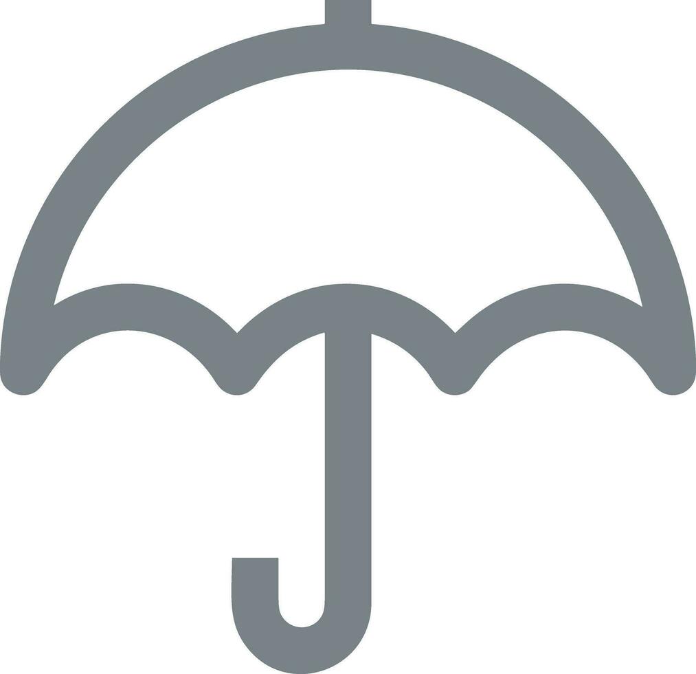 parapluie protection icône symbole vecteur image. illustration de le sécurité protéger parapluie Sécurité conception image