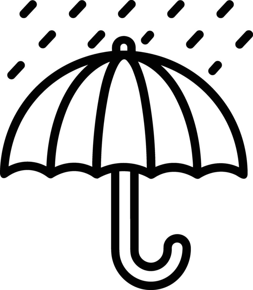 parapluie protection icône symbole vecteur image. illustration de le sécurité protéger parapluie Sécurité conception image