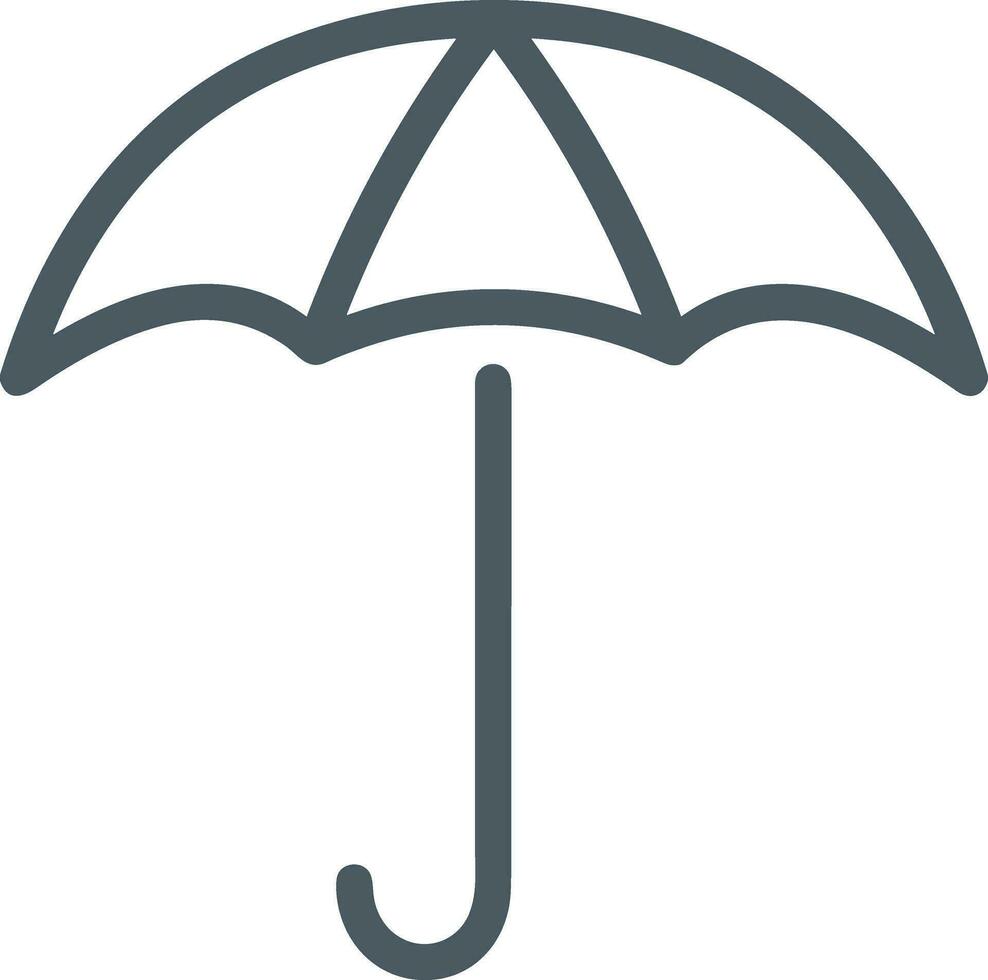 parapluie protection icône symbole vecteur image. illustration de le sécurité protéger parapluie Sécurité conception image