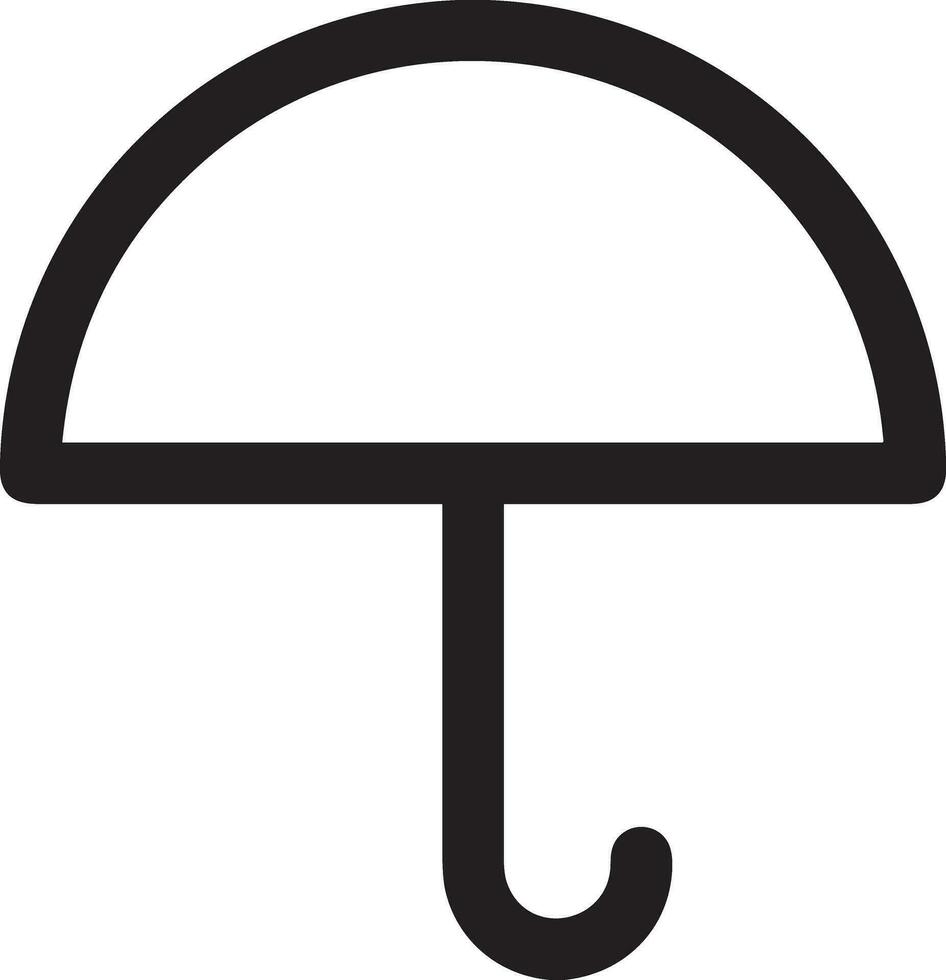 parapluie protection icône symbole vecteur image. illustration de le sécurité protéger parapluie Sécurité conception image