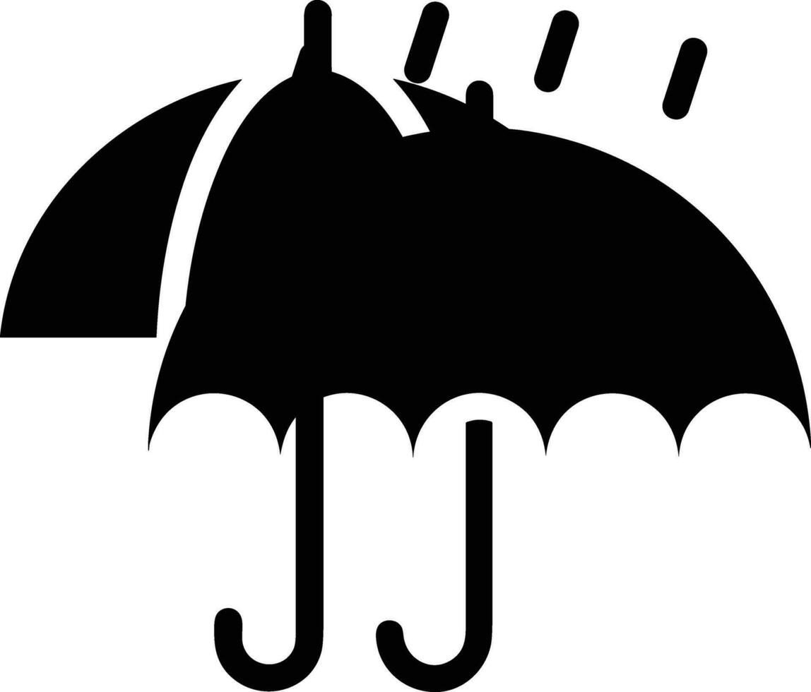 parapluie protection icône symbole vecteur image. illustration de le sécurité protéger parapluie Sécurité conception image