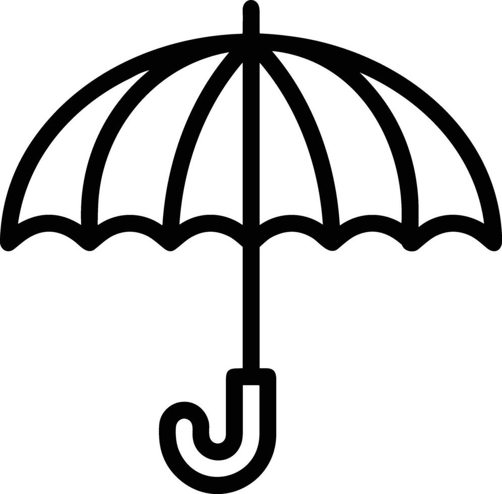 parapluie protection icône symbole vecteur image. illustration de le sécurité protéger parapluie Sécurité conception image