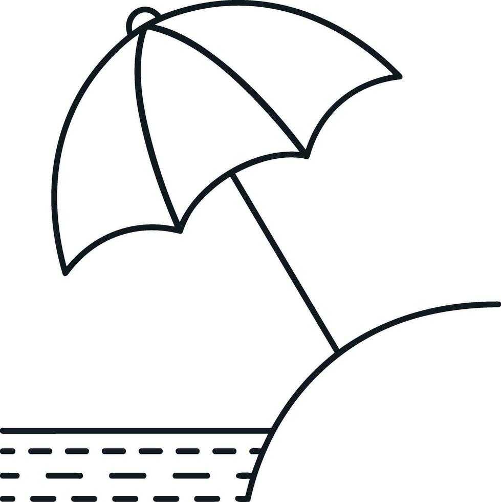 parapluie protection icône symbole vecteur image. illustration de le sécurité protéger parapluie Sécurité conception image