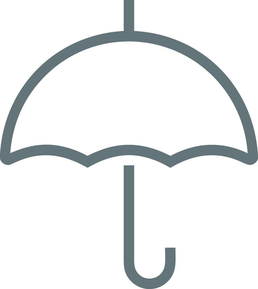 parapluie protection icône symbole vecteur image. illustration de le sécurité protéger parapluie Sécurité conception image