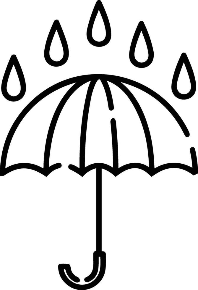 parapluie protection icône symbole vecteur image. illustration de le sécurité protéger parapluie Sécurité conception image