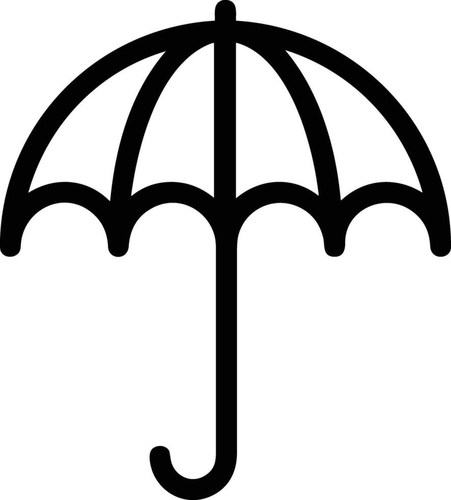 parapluie protection icône symbole vecteur image. illustration de le sécurité protéger parapluie Sécurité conception image