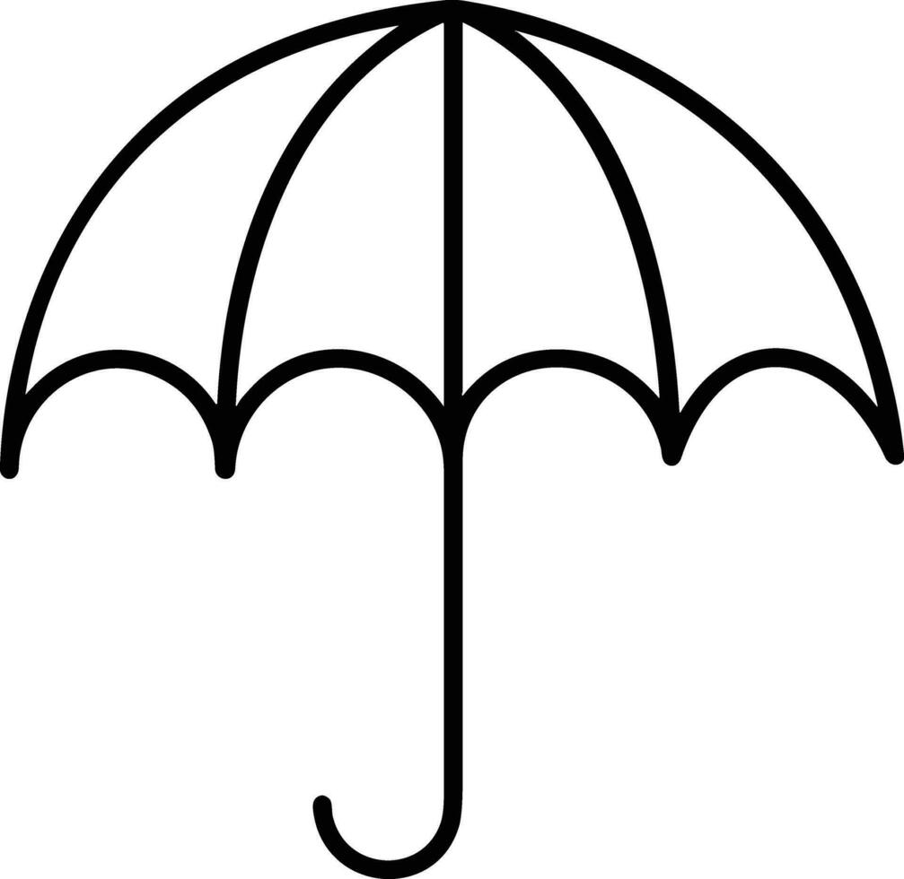 parapluie protection icône symbole vecteur image. illustration de le sécurité protéger parapluie Sécurité conception image