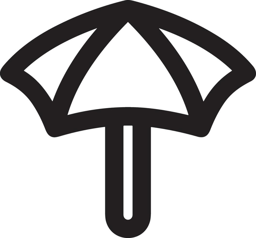 parapluie protection icône symbole vecteur image. illustration de le sécurité protéger parapluie Sécurité conception image