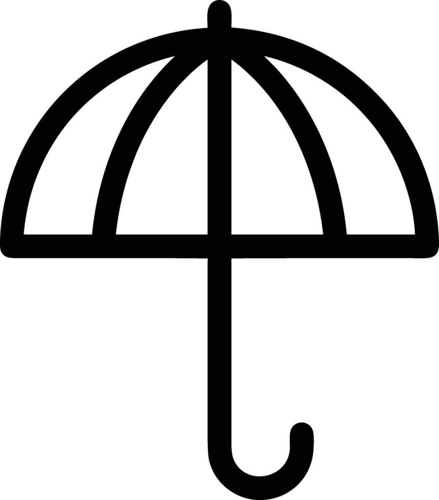 parapluie protection icône symbole vecteur image. illustration de le sécurité protéger parapluie Sécurité conception image