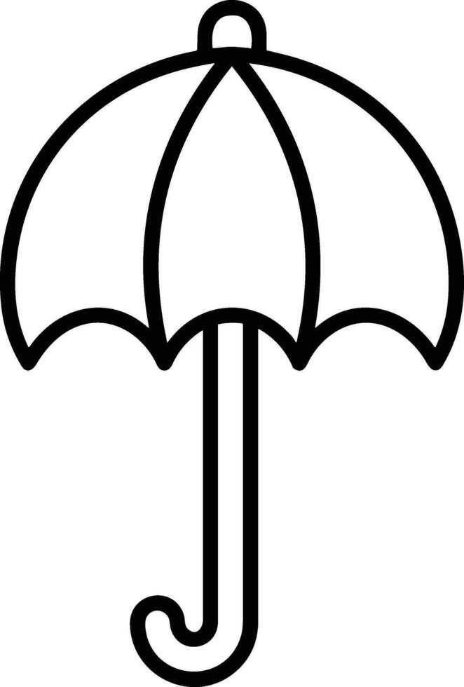 parapluie protection icône symbole vecteur image. illustration de le sécurité protéger parapluie Sécurité conception image