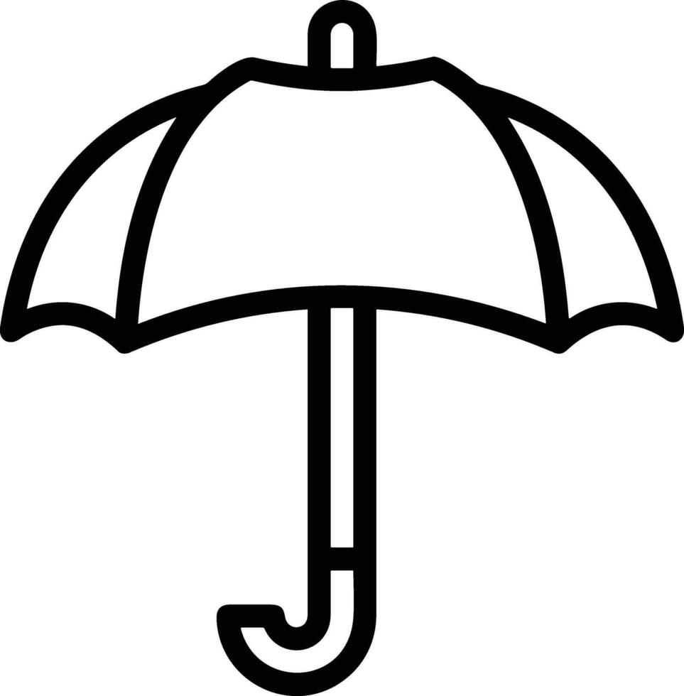 parapluie protection icône symbole vecteur image. illustration de le sécurité protéger parapluie Sécurité conception image