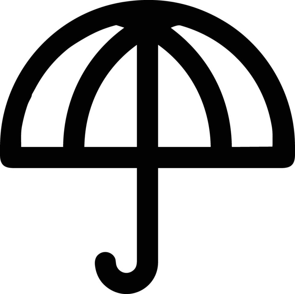 parapluie protection icône symbole vecteur image. illustration de le sécurité protéger parapluie Sécurité conception image