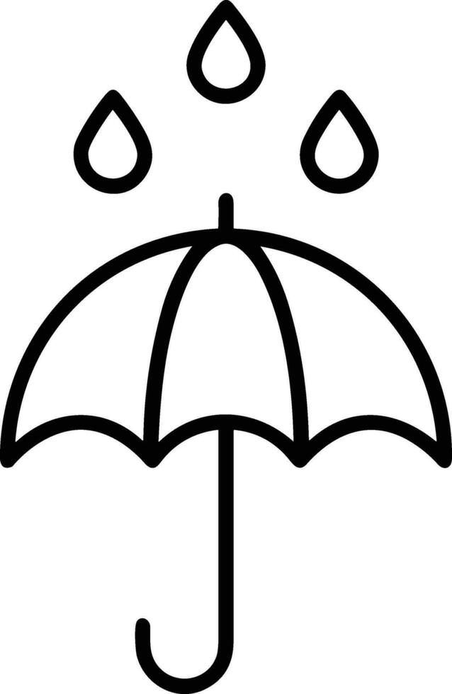 parapluie protection icône symbole vecteur image. illustration de le sécurité protéger parapluie Sécurité conception image