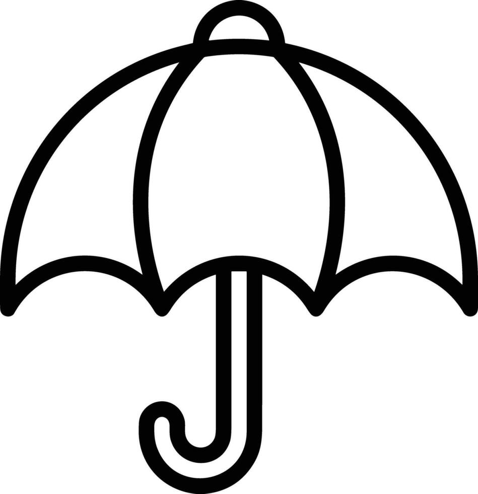 parapluie protection icône symbole vecteur image. illustration de le sécurité protéger parapluie Sécurité conception image