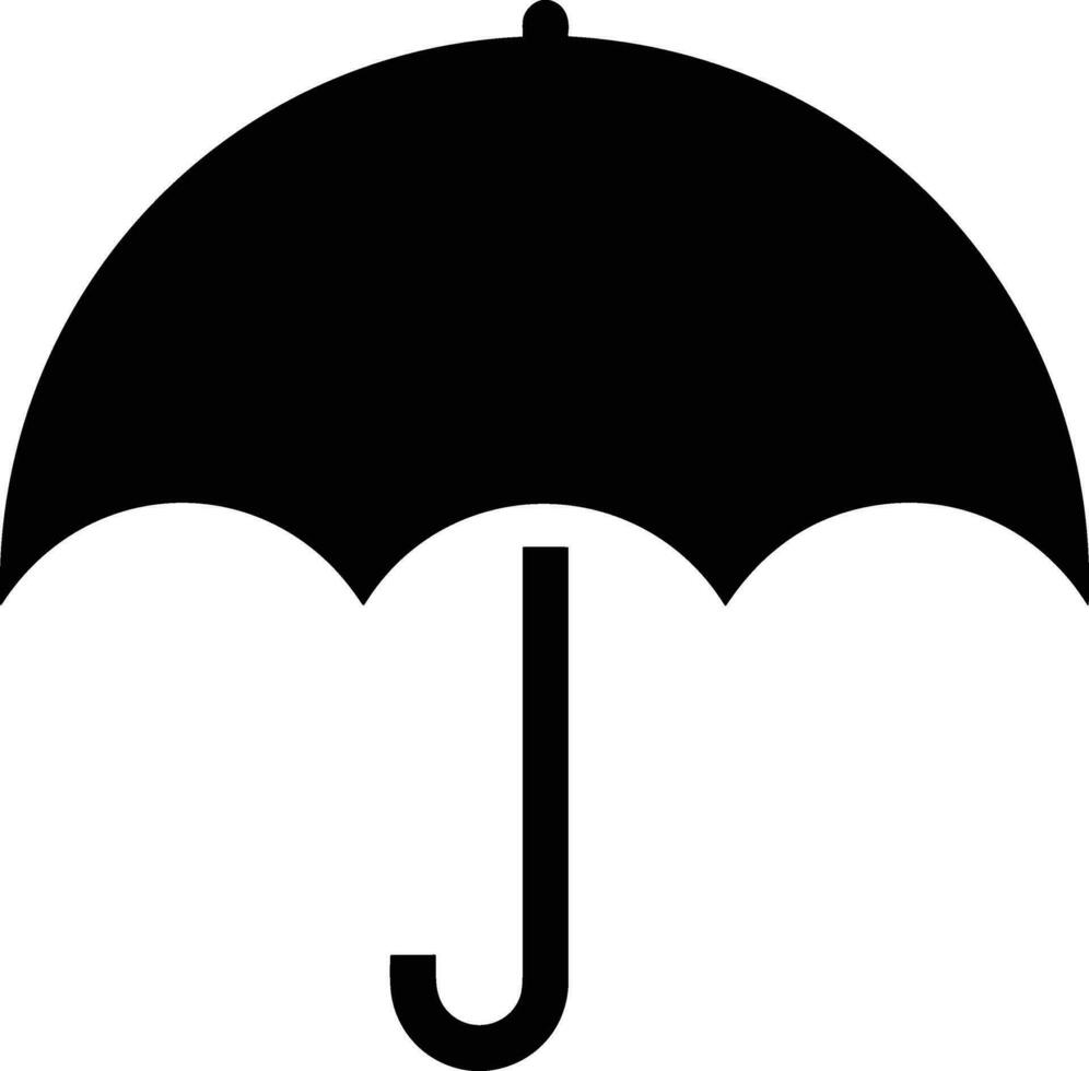 parapluie protection icône symbole vecteur image. illustration de le sécurité protéger parapluie Sécurité conception image