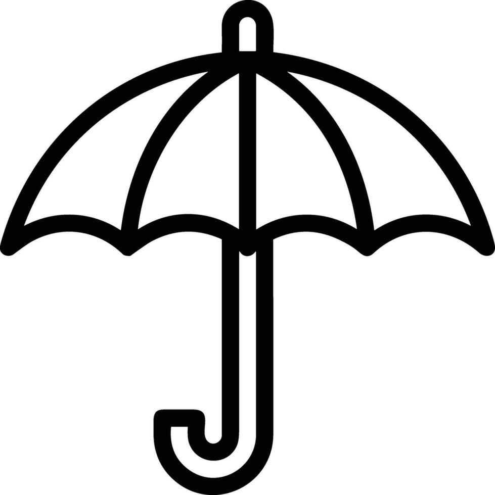 parapluie protection icône symbole vecteur image. illustration de le sécurité protéger parapluie Sécurité conception image