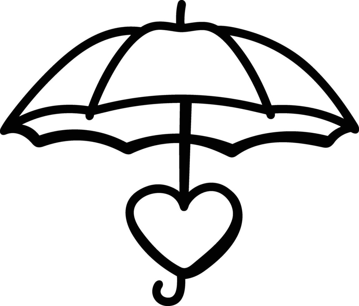 parapluie protection icône symbole vecteur image. illustration de le sécurité protéger parapluie Sécurité conception image