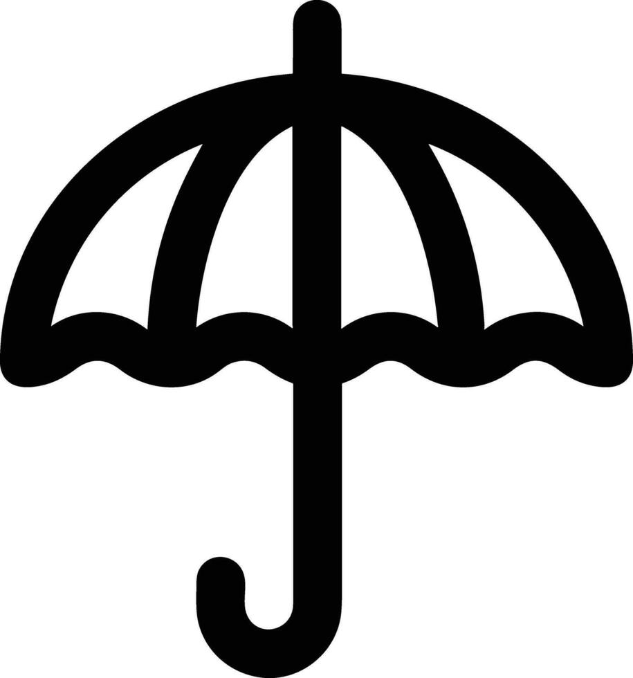 parapluie protection icône symbole vecteur image. illustration de le sécurité protéger parapluie Sécurité conception image