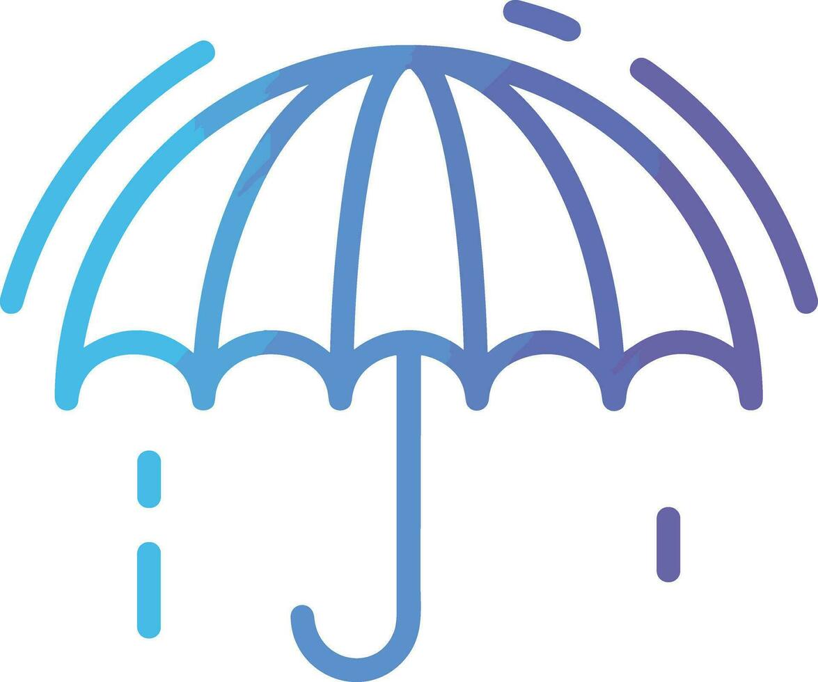 parapluie protection icône symbole vecteur image. illustration de le sécurité protéger parapluie Sécurité conception image