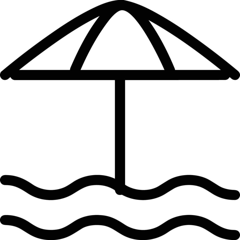 parapluie protection icône symbole vecteur image. illustration de le sécurité protéger parapluie Sécurité conception image