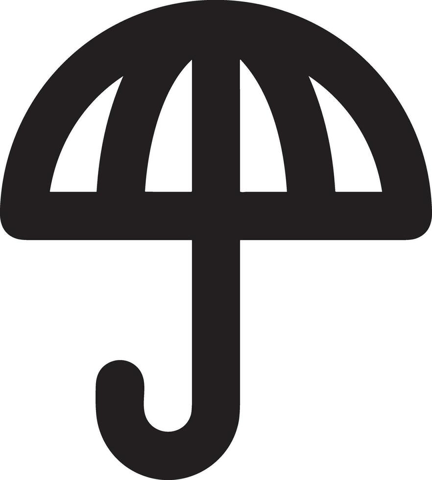 parapluie protection icône symbole vecteur image. illustration de le sécurité protéger parapluie Sécurité conception image